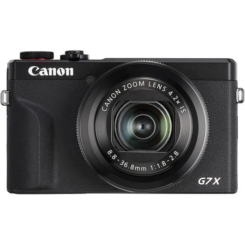 Canon G7 X Mark III Digital Camera Black | 20.1MP, 4K Video, Wi-Fi, Bluetooth